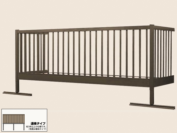 アクトステージA型 太格子 連棟 屋根置き式